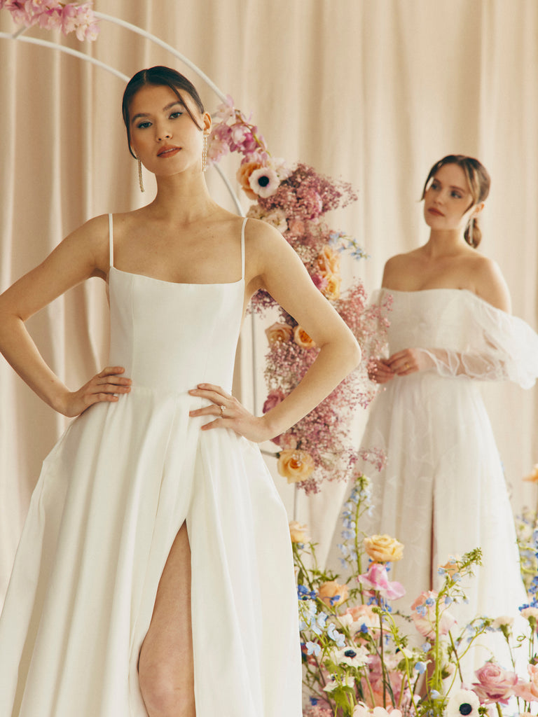 modern wedding dress boutique in Vancouver and Calgary