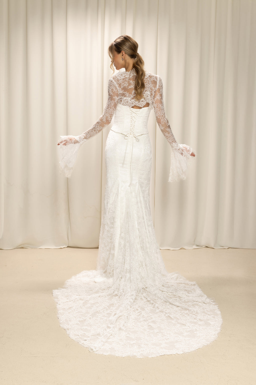 Chorded Lace Bolero (Bell Cuff)