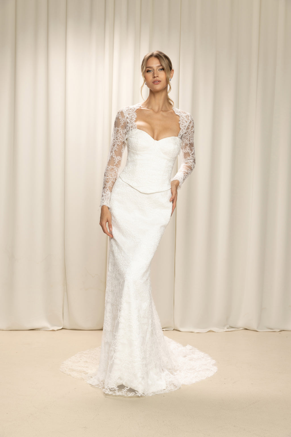 Chorded Lace Bolero (Fitted)