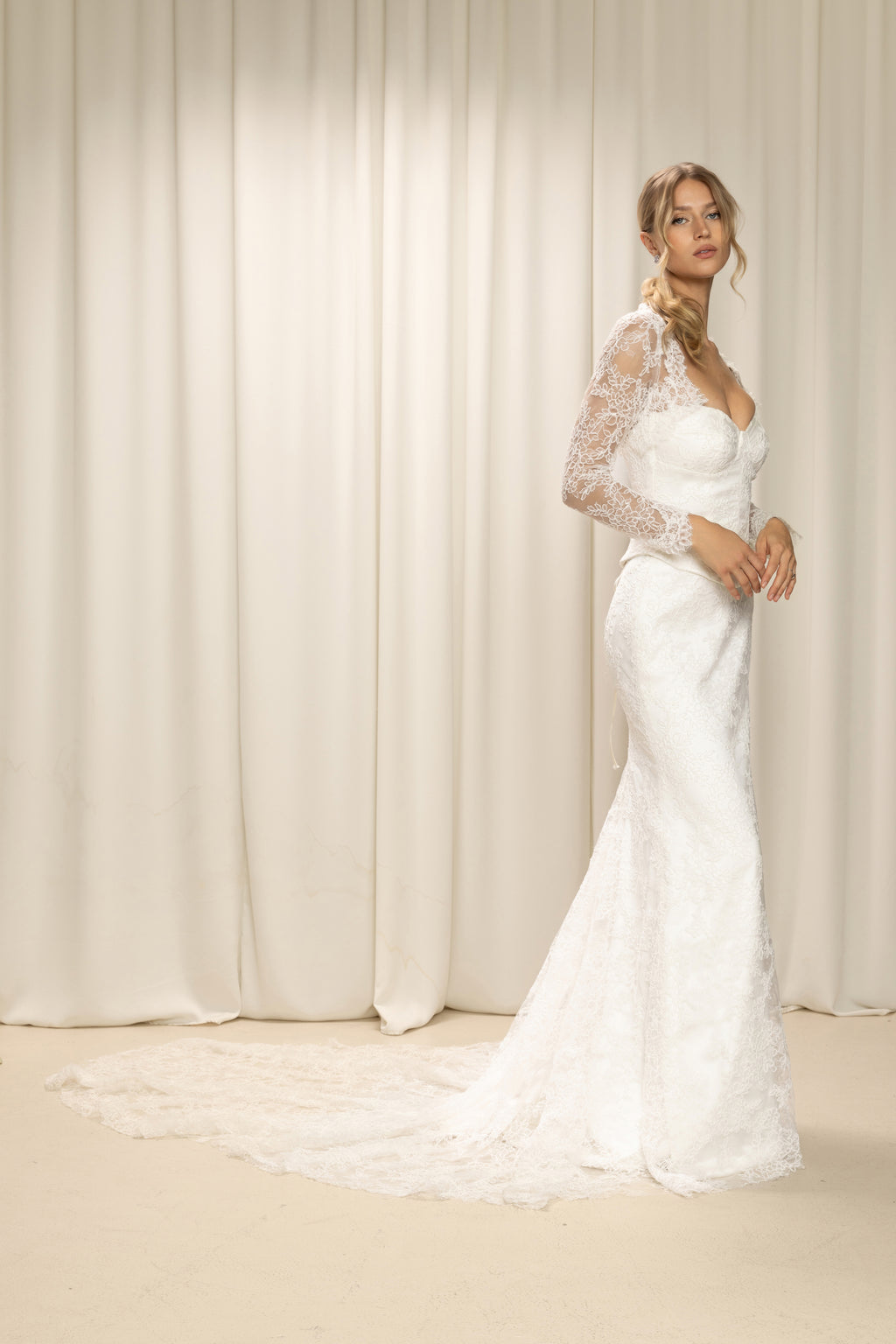 Chorded Lace Bolero (Fitted)