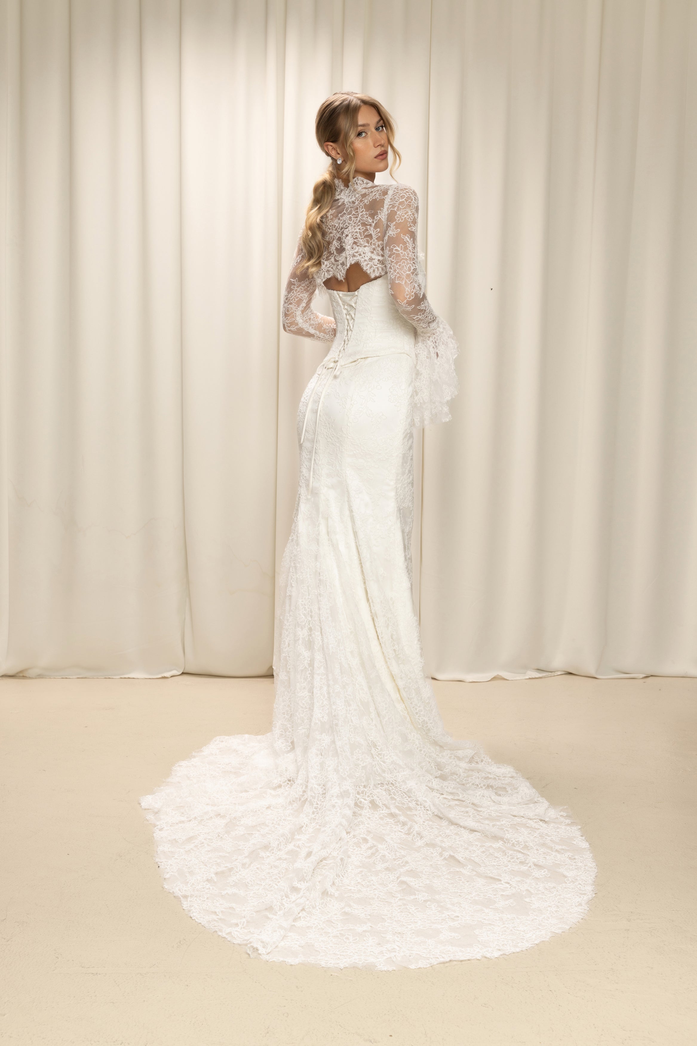 Chorded Lace Bolero (Fitted)