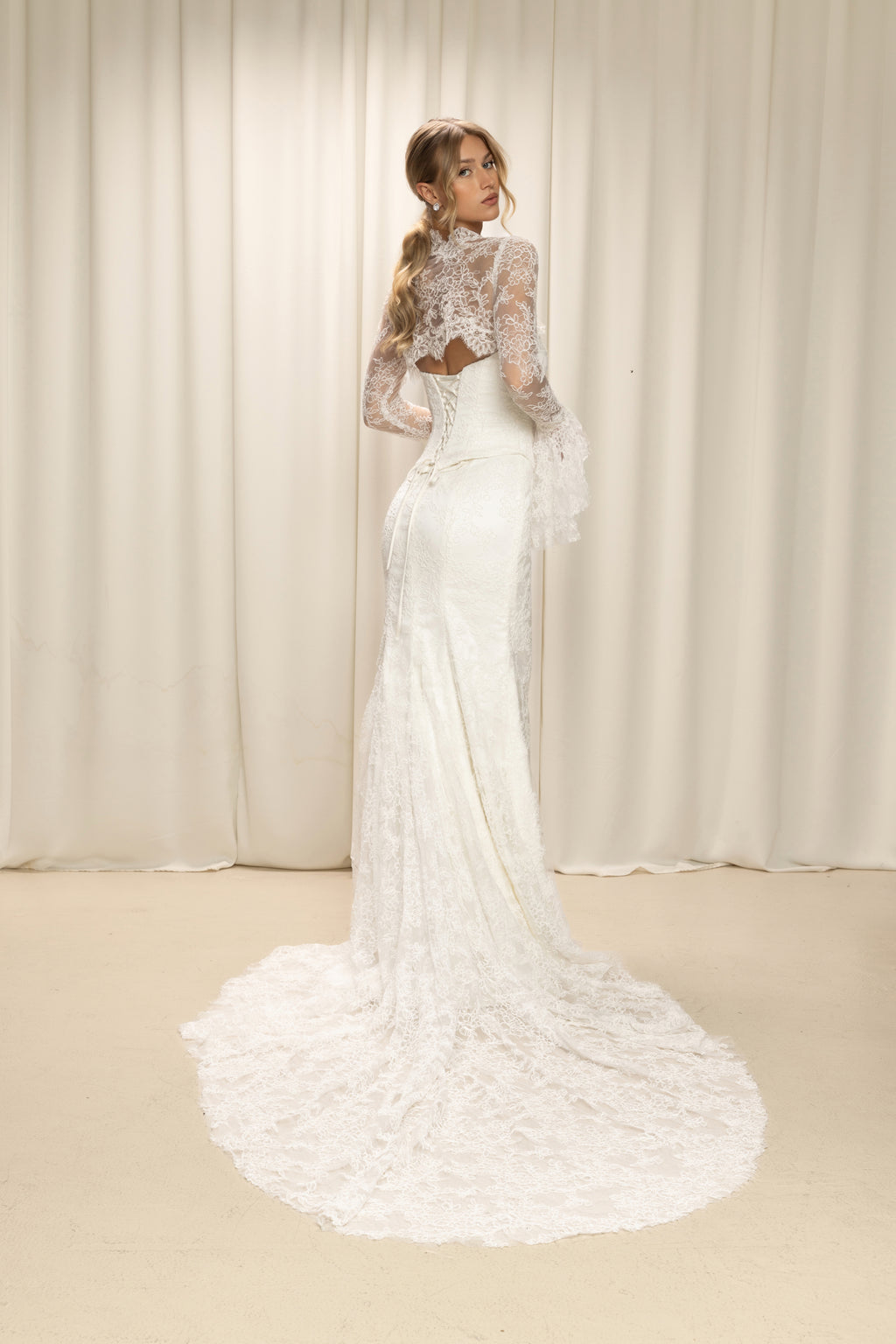 Chorded Lace Bolero (Fitted)