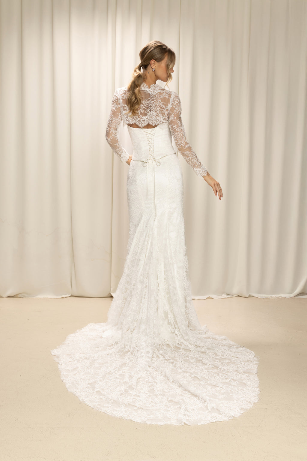 Chorded Lace Bolero (Fitted)