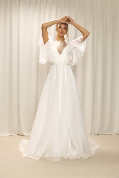 fitted lace wedding dress Lillie – Lovenote Bride