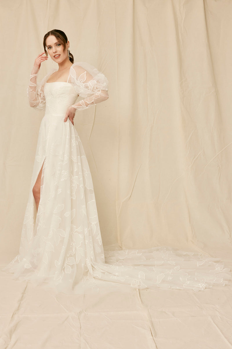 Simone (With Sleeves) – Lovenote Bride